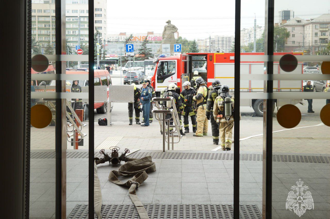 Условный пожар потушили на железнодорожном вокзале Челябинска