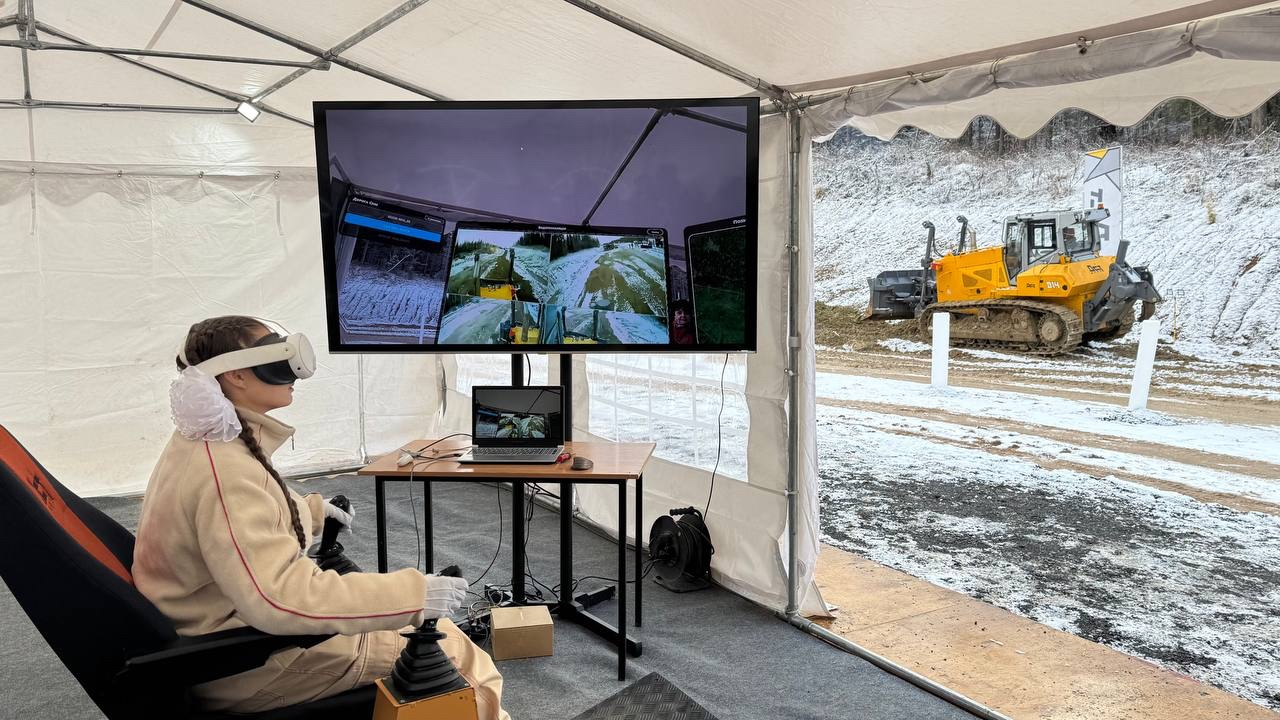 На Южном Урале провели испытания беспилотной дорожной техники