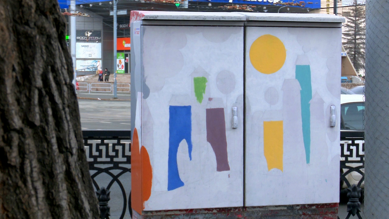 В рамках проекта "Город в красках" в Челябинске появились новые арт-объекты