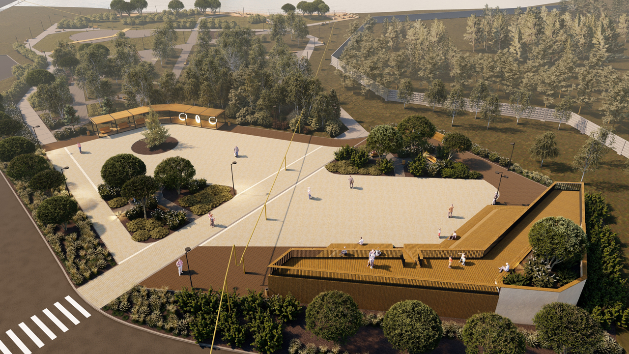 В Миассе пустырь на берегу реки превратится в сквер с амфитеатром