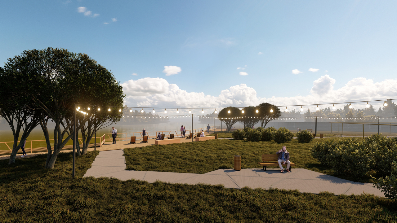 В Миассе пустырь на берегу реки превратится в сквер с амфитеатром