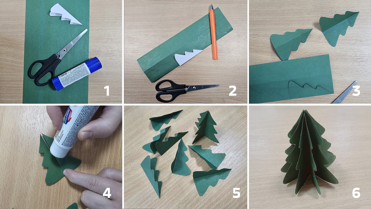 Ажурные и объемные: 3 варианта украшений из бумаги на Новый год