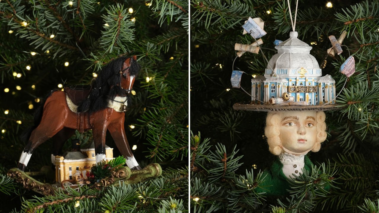 Игрушки школьниц из Челябинской области украсили новогоднюю елку в Эрмитаже Игрушки школьниц из Челябинской области украсили новогоднюю елку в Эрмитаже