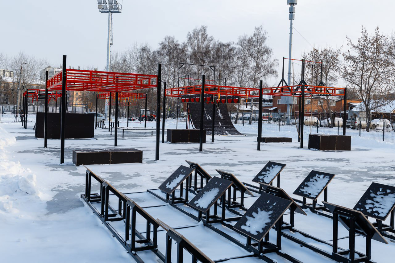 В Челябинске появилась первая площадка для гонок с препятствиями