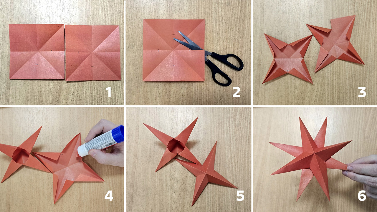 Ажурные и объемные: 3 варианта украшений из бумаги на Новый год