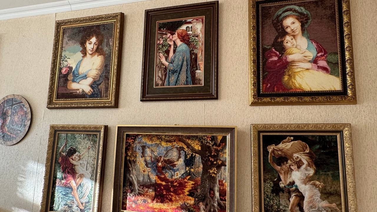 Шедевры живописи XIX века вышивает крестиком 93-летняя жительница Челябинска