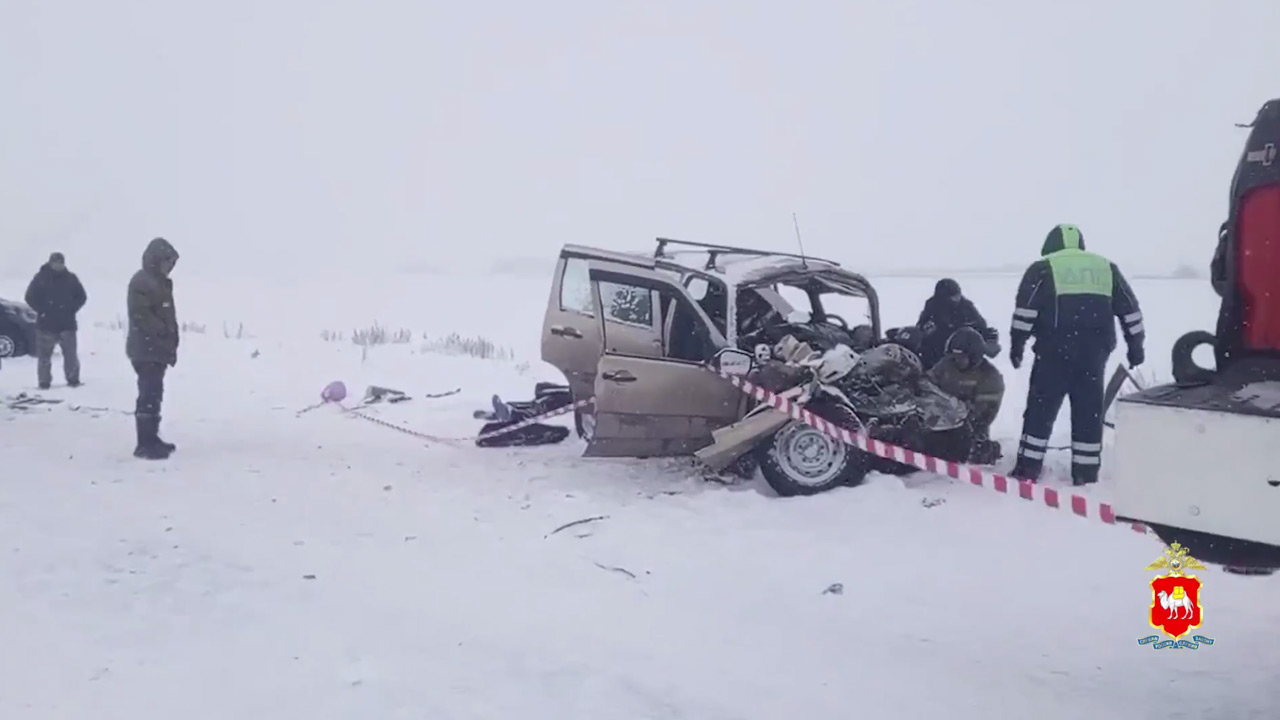 Трое взрослых погибли и двое детей пострадали в ДТП в Челябинской области