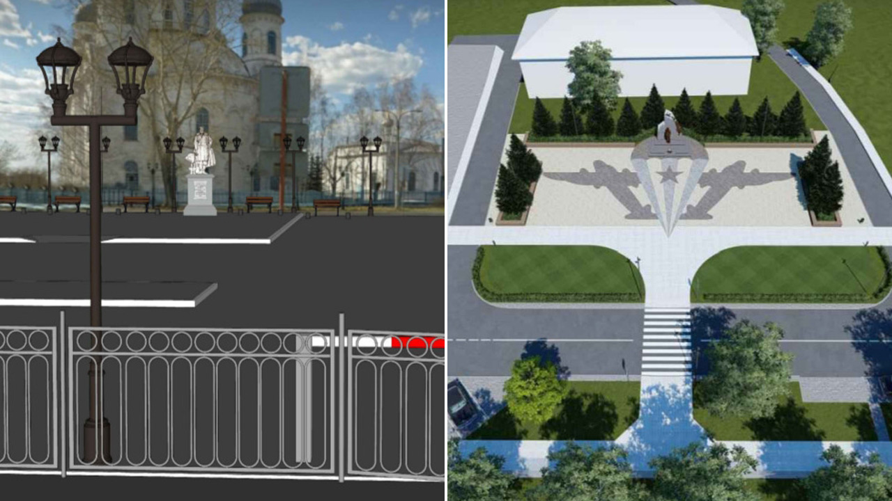 Новые памятники и скверы: в Каслях развивают туристский центр города
