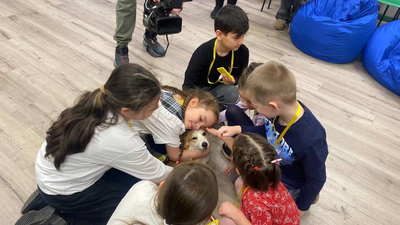 Четвероногие психологи: в Челябинске собаки помогают детям преодолеть трудности
