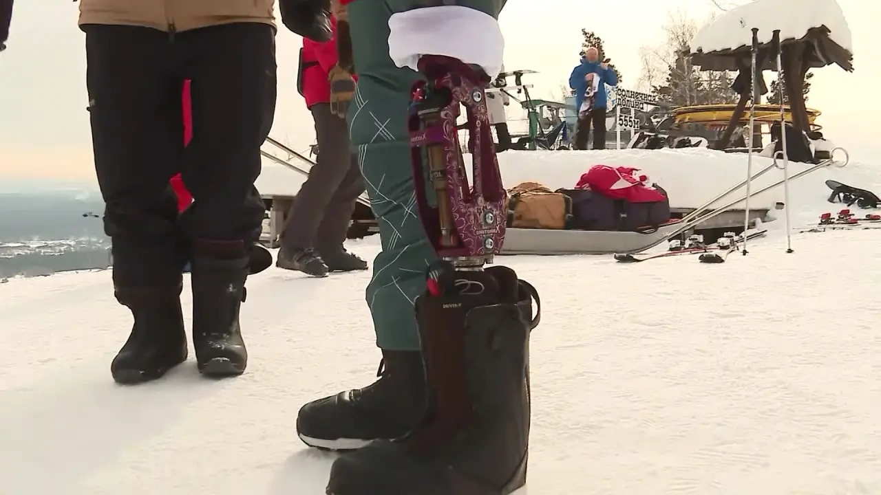 В горах Челябинской области перед Олимпиадой тренировались российские паралимпийцы