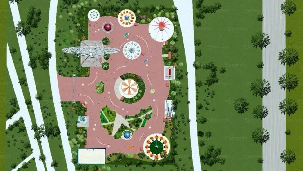 Парк аттракционов с колесом обозрения построят в Магнитогорске Парк аттракционов с колесом обозрения построят в Магнитогорске