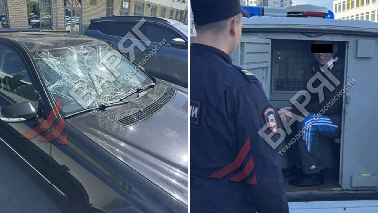 Пьяный мужчина разгромил автомобили на северо-западе Челябинска