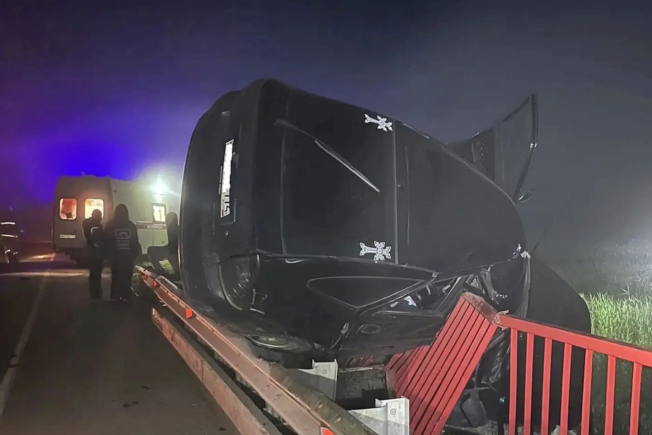 В Копейске водитель сбил косулю и попал в больницу