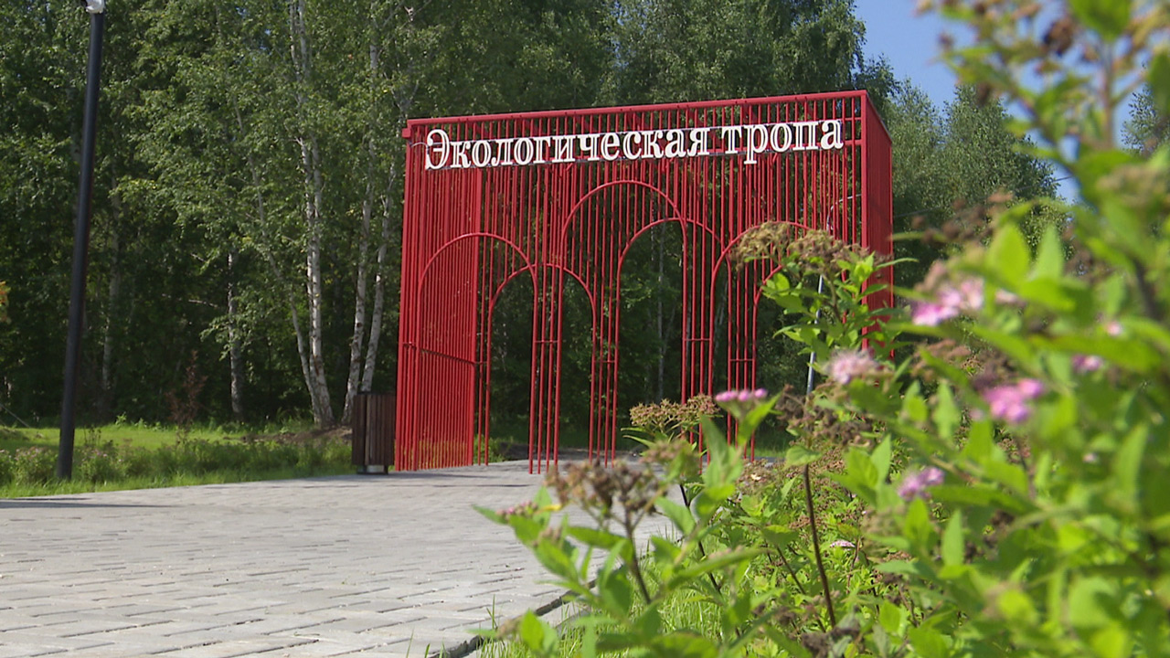 Новую пешеходную зону обустраивают на северо-западе Челябинска