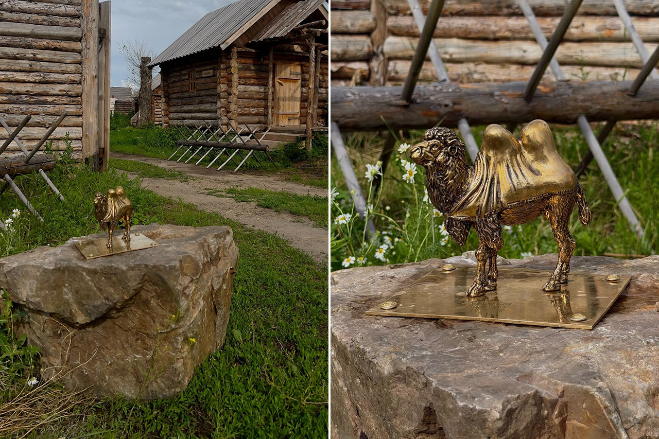 Бронзовая фигурка верблюда Харитона появилась в исторической части Троицка