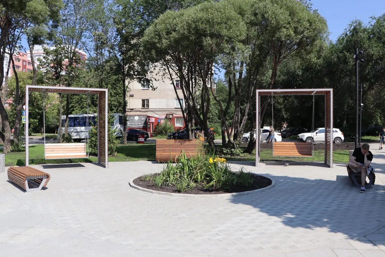 Новую прогулочную зону благоустроили в Челябинске