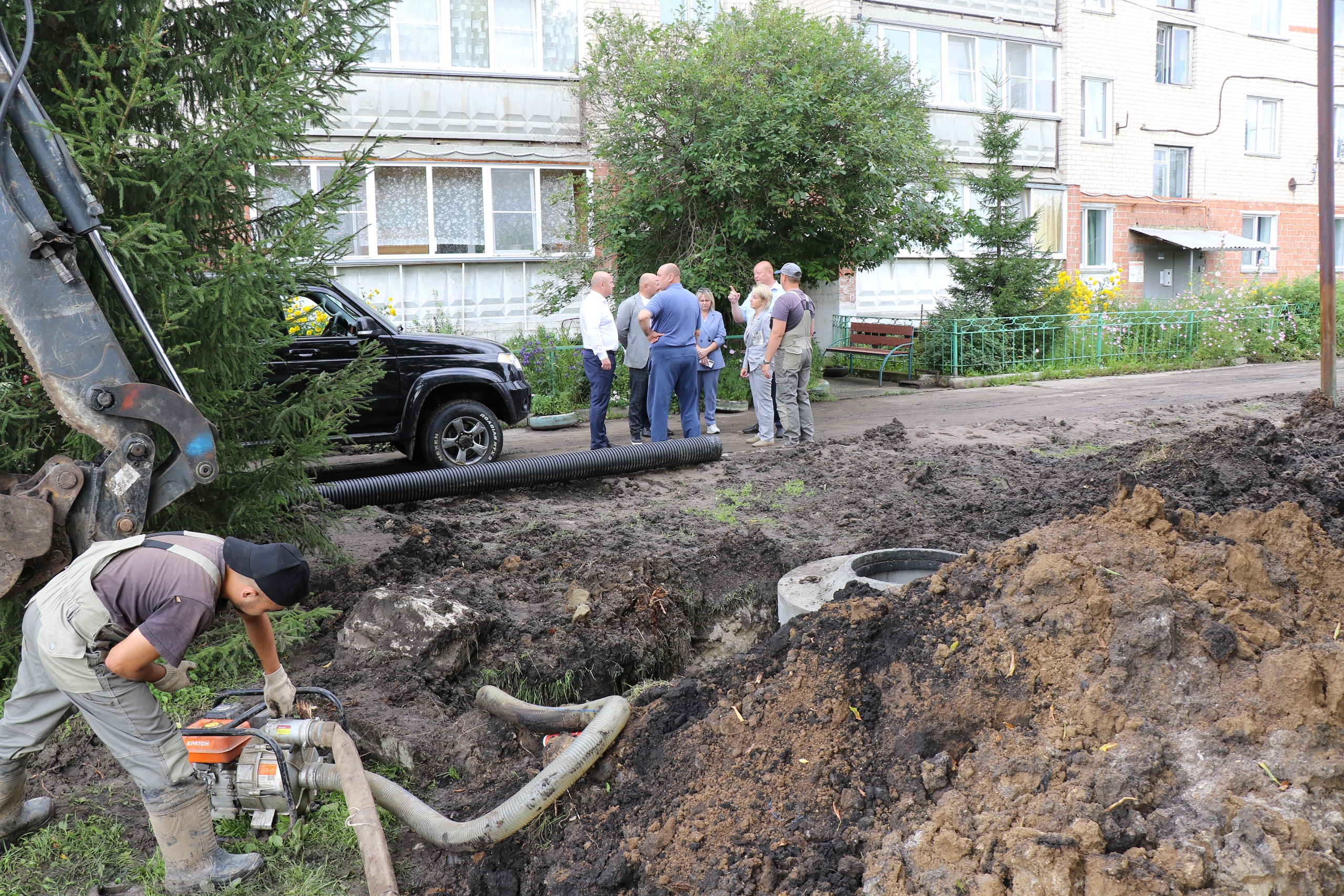 Очистные сооружения и 16-километровый газопровод строят в Сосновском округе Очистные сооружения и 16-километровый газопровод строят в Сосновском округе